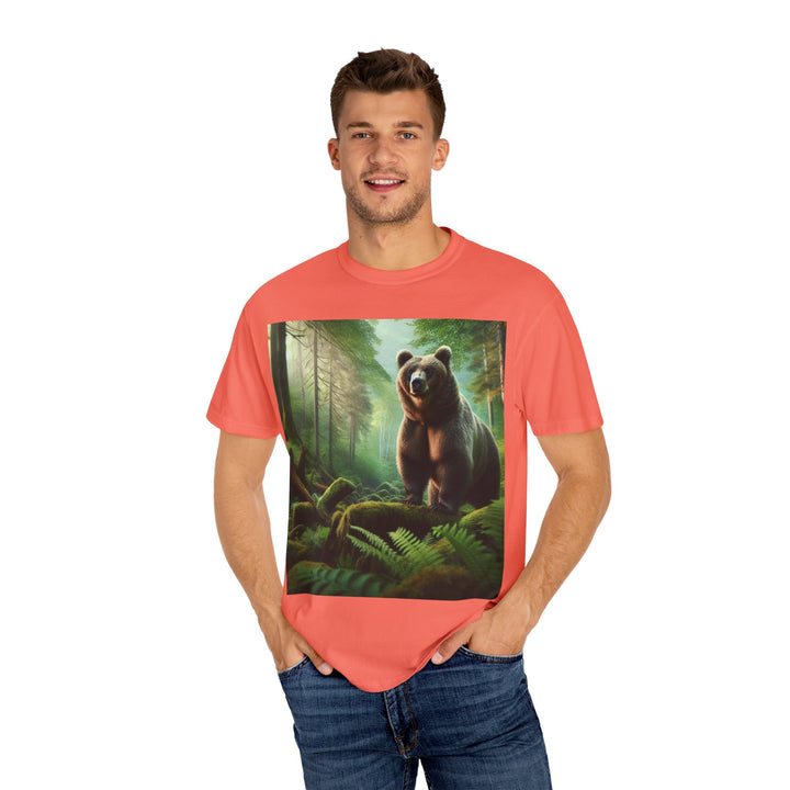 Nature-Inspired Unisex Bear Graphic Tee - Ideal for Outdoor Enthusiasts