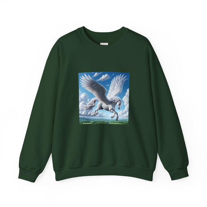Mythical Pegasus Crewneck Sweatshirt, Cozy Unicorn Gift, Fantasy Apparel, Perfect for Fall, Unique Unisex Sweatshirt