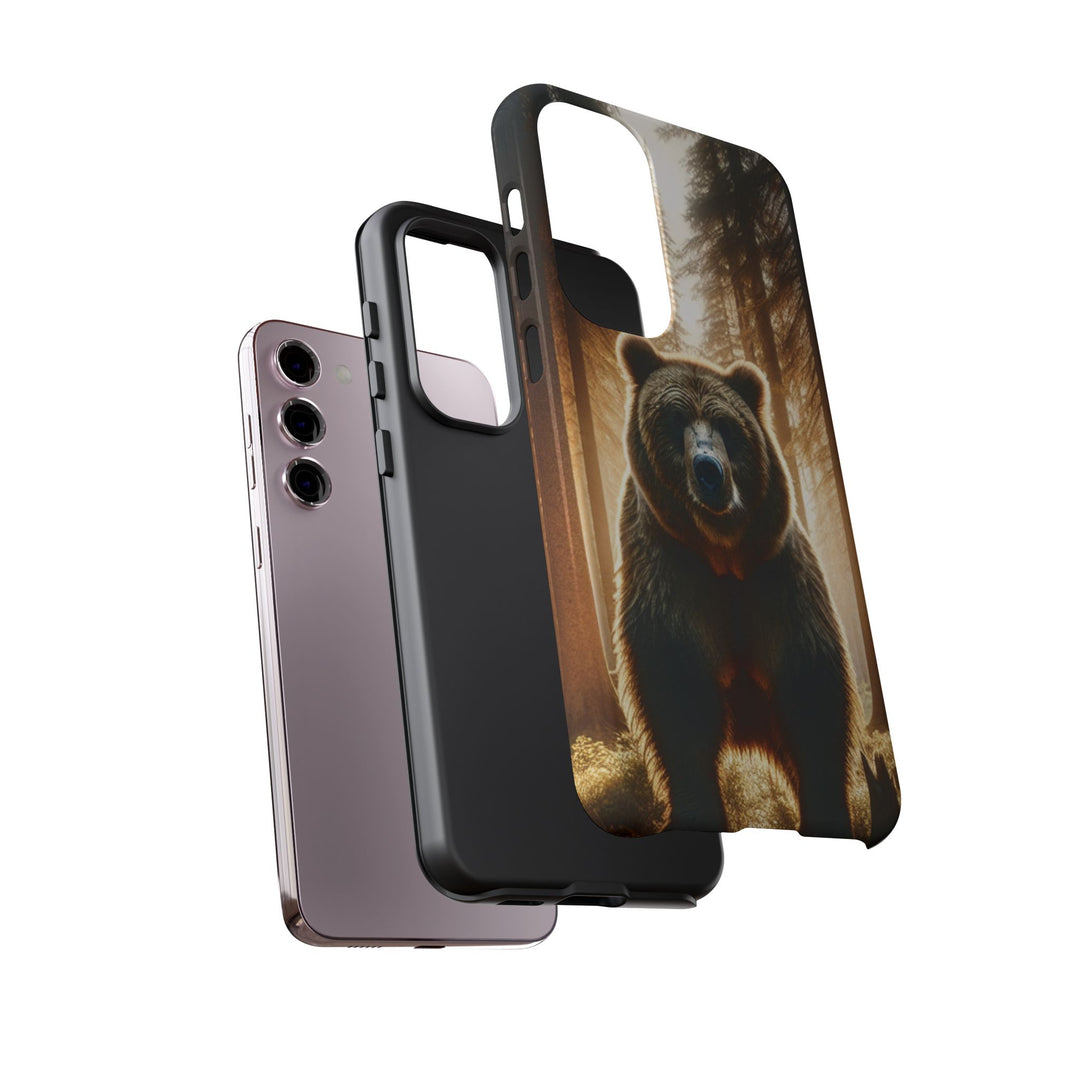 Wildlife Phone Case - Tough Cases with Bear Design, Nature Lover Gift, Animal-Themed Accessories, Eco-Friendly Tech Protection
