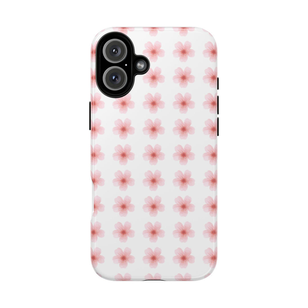 Cherry Blossom Tough Phone Case - Floral Design for Spring & Summer