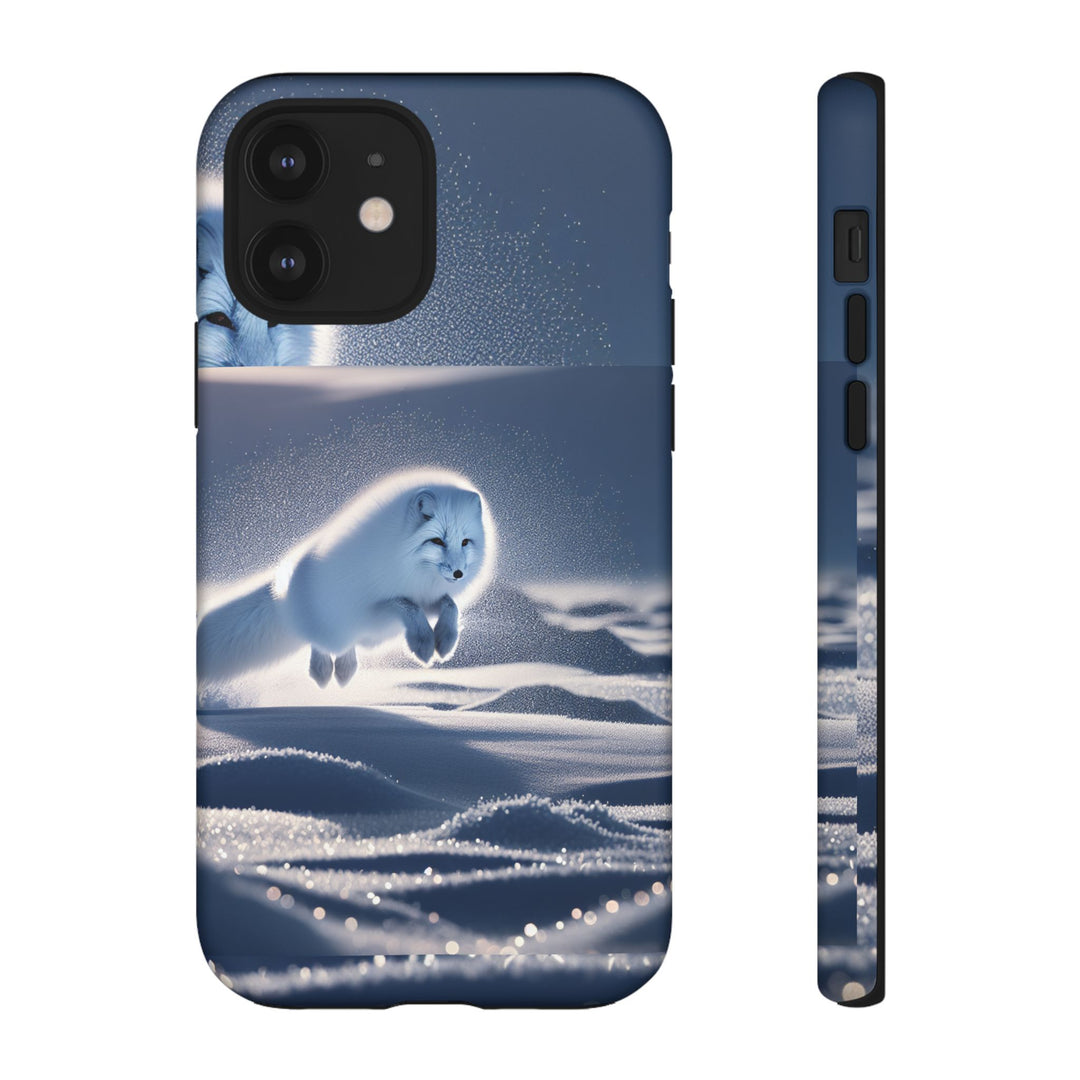 Cute Arctic Fox Phone Case – Tough Protective Cover for Animal Lovers
