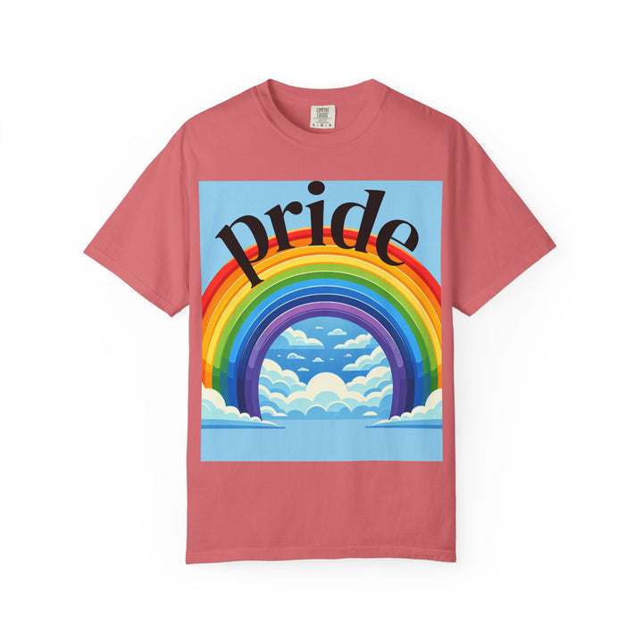 Pride Rainbow T-Shirt | Unisex Garment-Dyed Tee | LGBTQ+ Style, Casual Wear, Gift for Pride Month, Summer Fashion