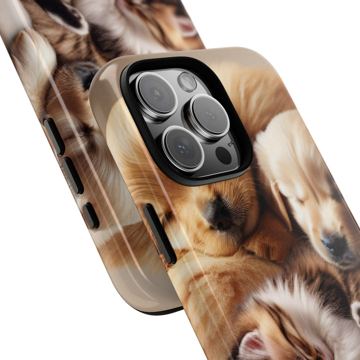 Cute Pets Phone Case - Adorable Dog and Cat Design for Animal Lovers