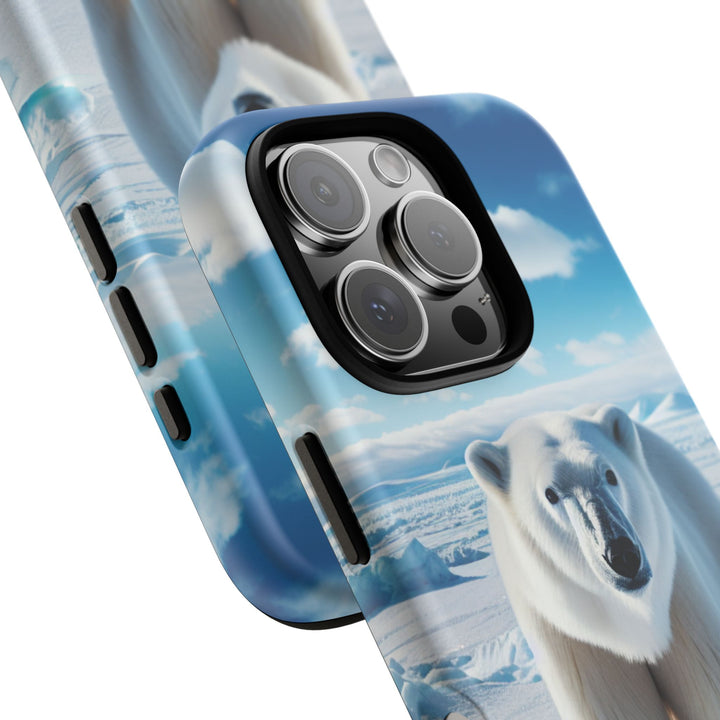 Polar Bear Tough Phone Case - Durable Protector with Arctic Design