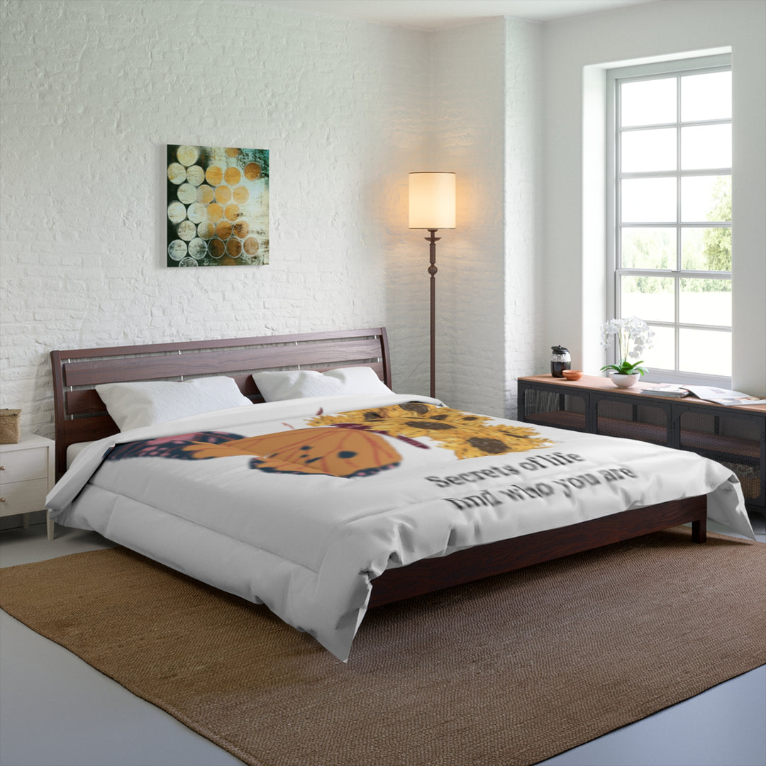 Butterfly Inspirational Comforter