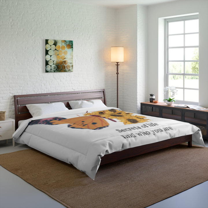 Butterfly Inspirational Comforter