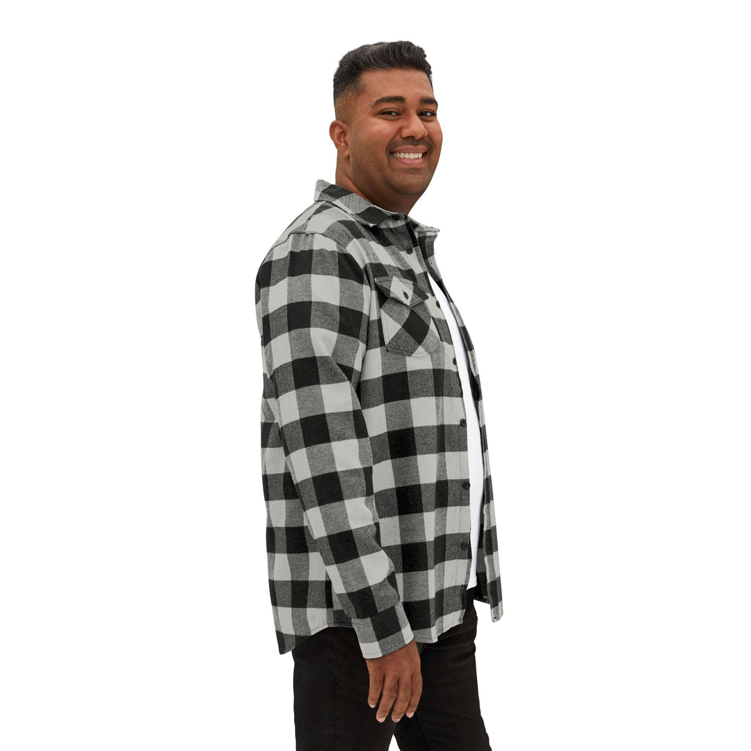 80s Inspired Unisex Flannel Shirt - Retro Cozy Casual Wear