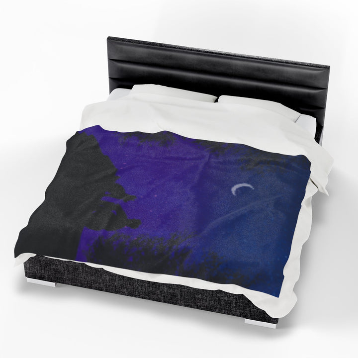 Starry Night Blanket - Velveteen Plush