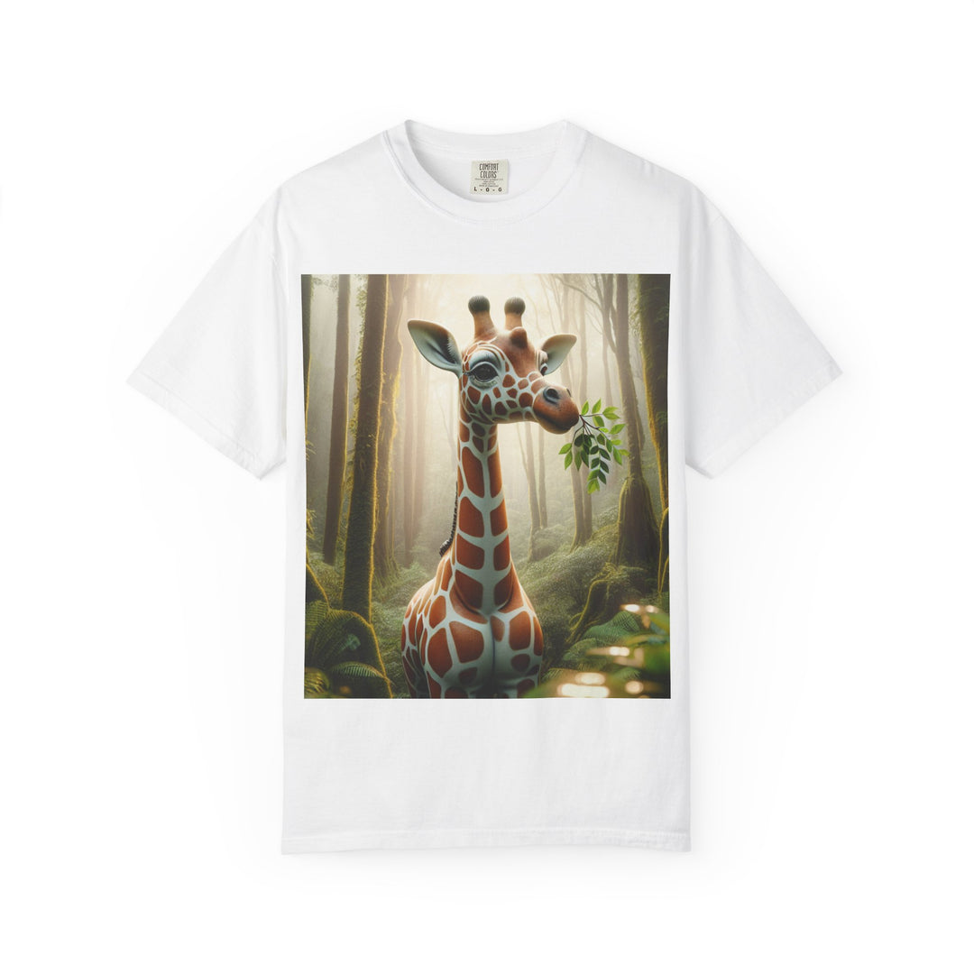 Playful Giraffe Unisex T-Shirt - Nature-Inspired Graphic Tee