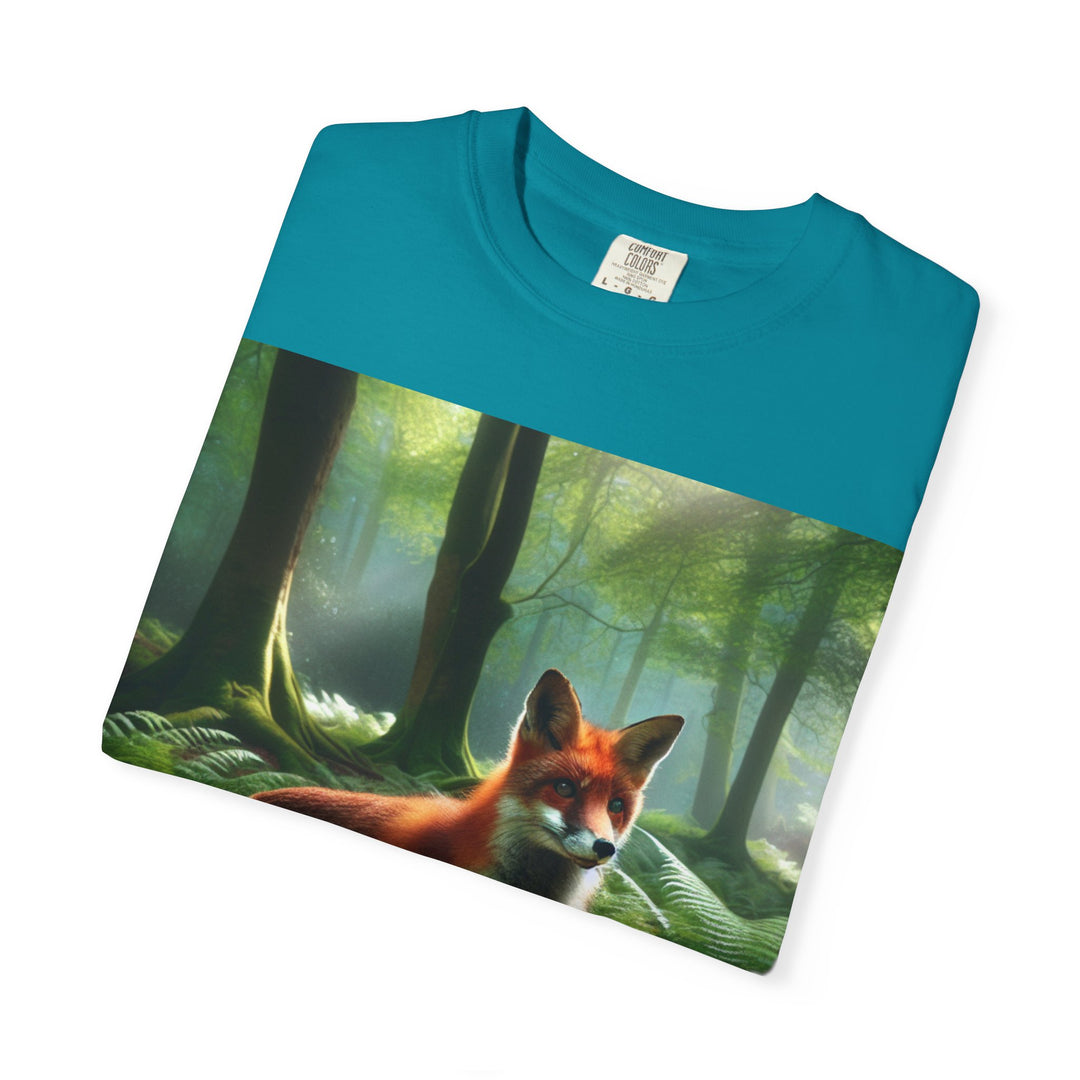 Forest Fox Unisex Garment-Dyed T-Shirt