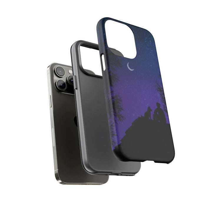 Starry Night Phone Case for Dog Lovers
