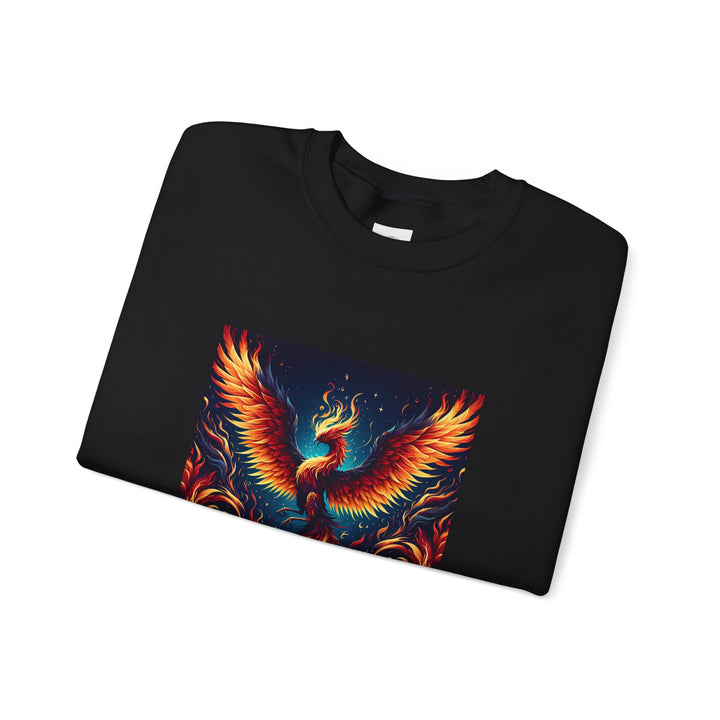 Fiery Phoenix Sweatshirt - Cozy Unisex Crewneck, Gift for Art Lovers