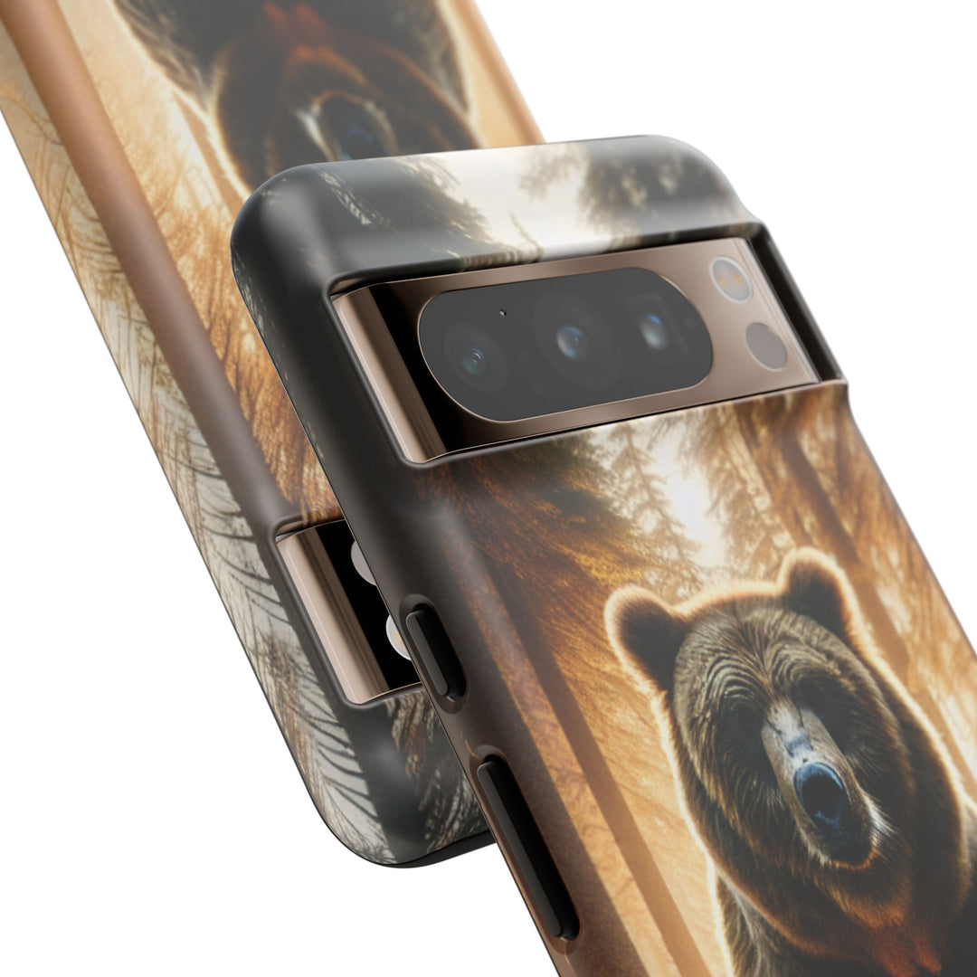 Wildlife Phone Case - Tough Cases with Bear Design, Nature Lover Gift, Animal-Themed Accessories, Eco-Friendly Tech Protection