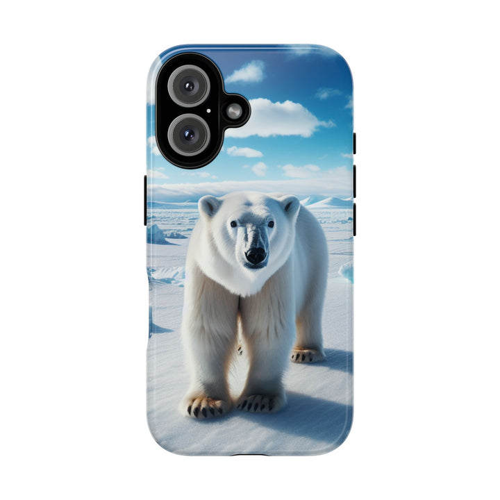 Polar Bear Tough Phone Case - Durable Protector with Arctic Design