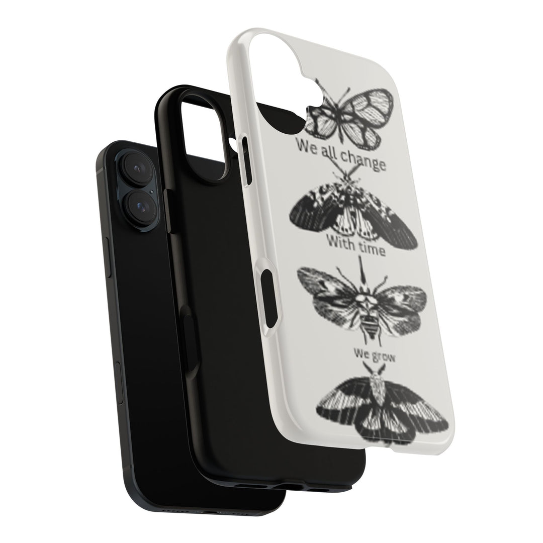 Inspirational Phone Case - We All Change With Time - Tough Cases for Nature Lovers