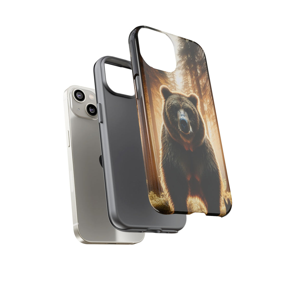 Wildlife Phone Case - Tough Cases with Bear Design, Nature Lover Gift, Animal-Themed Accessories, Eco-Friendly Tech Protection