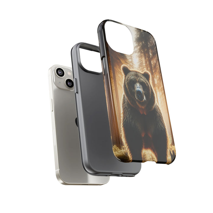 Wildlife Phone Case - Tough Cases with Bear Design, Nature Lover Gift, Animal-Themed Accessories, Eco-Friendly Tech Protection