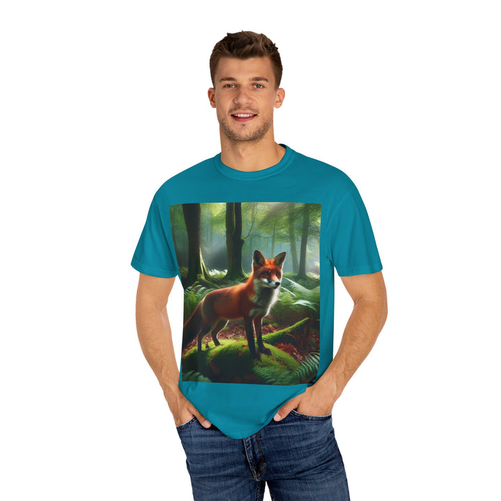 Forest Fox Unisex Garment-Dyed T-Shirt
