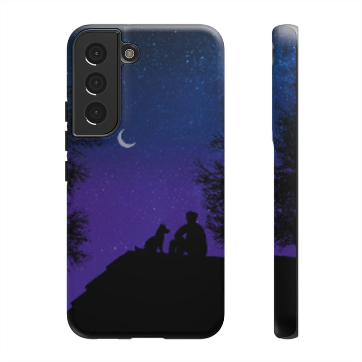Starry Night Phone Case for Dog Lovers