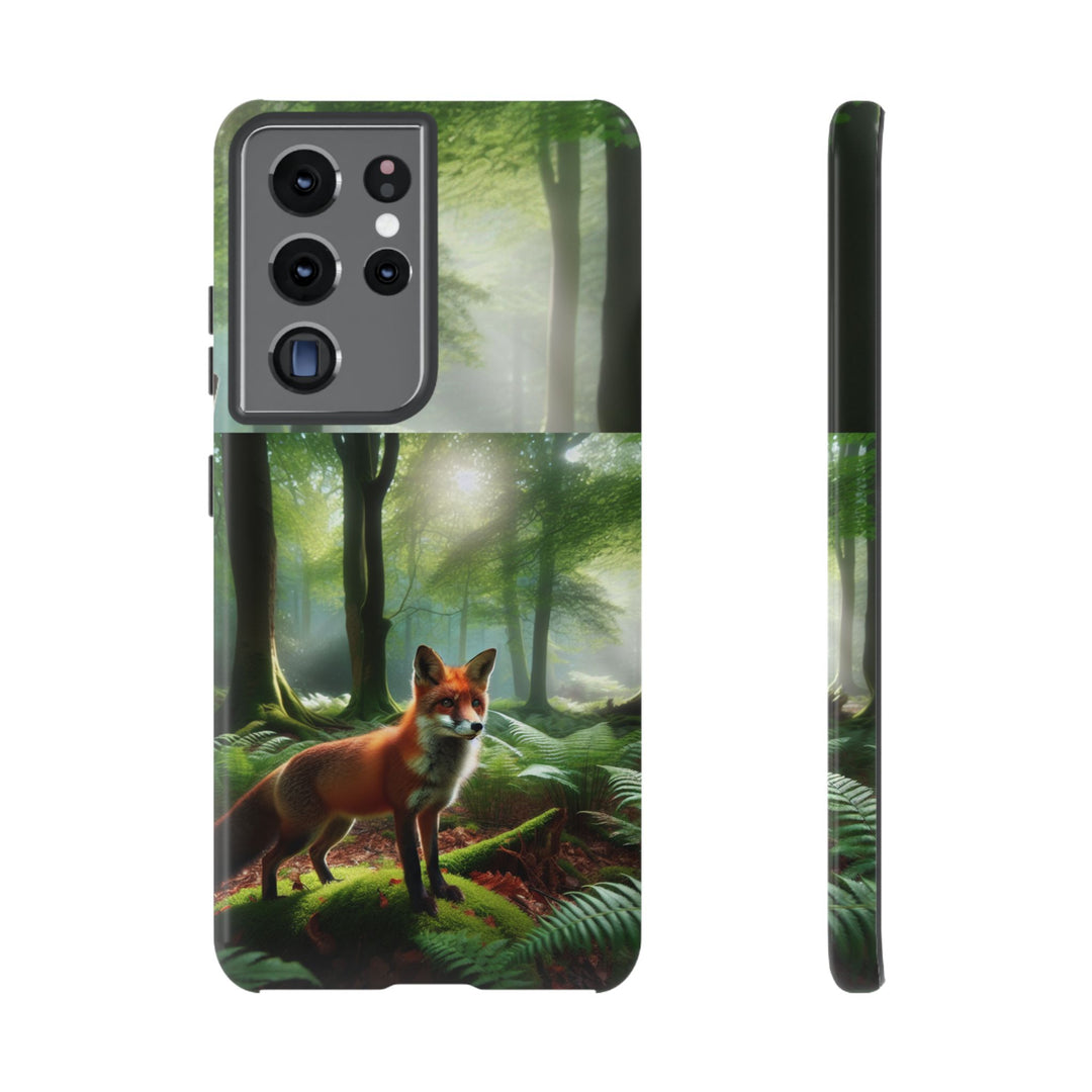Nature-Inspired Tough Case with Fox Design