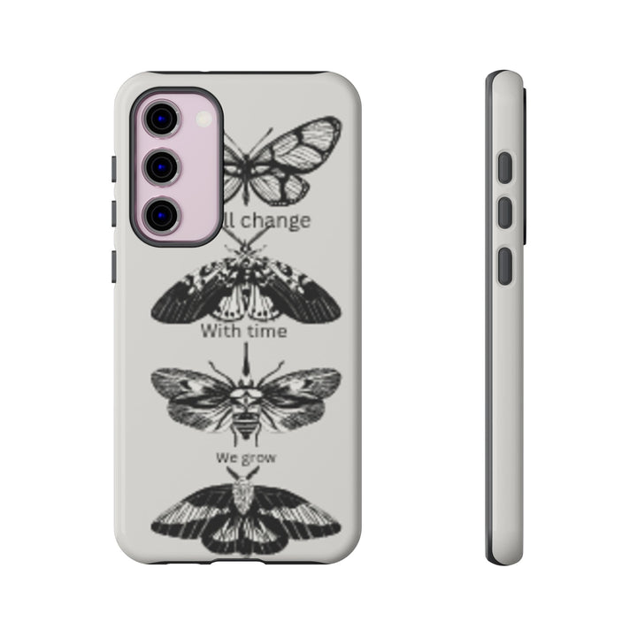 Inspirational Phone Case - We All Change With Time - Tough Cases for Nature Lovers
