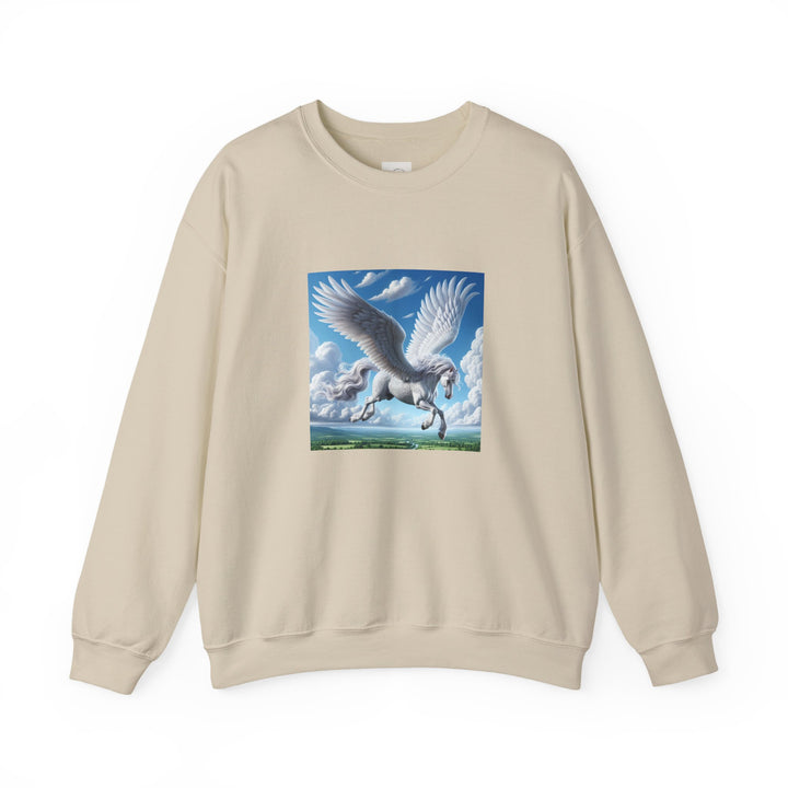 Majestic Pegasus Crewneck Sweatshirt – Cozy Fantasy Gift, Unicorn Lovers Apparel, Magical Sweatshirt, Dreamy Gifts, Casual Trendy Wear
