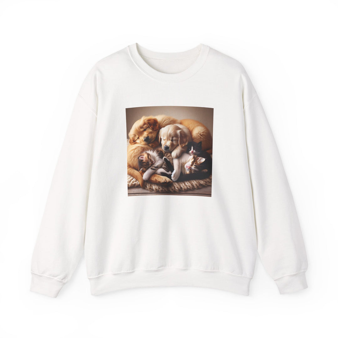 Cozy Pet Lovers' Crewneck Sweatshirt | Cute Dog Design | Gift for Animal Lovers | Comfy Pullover | Birthday or Holiday Gift