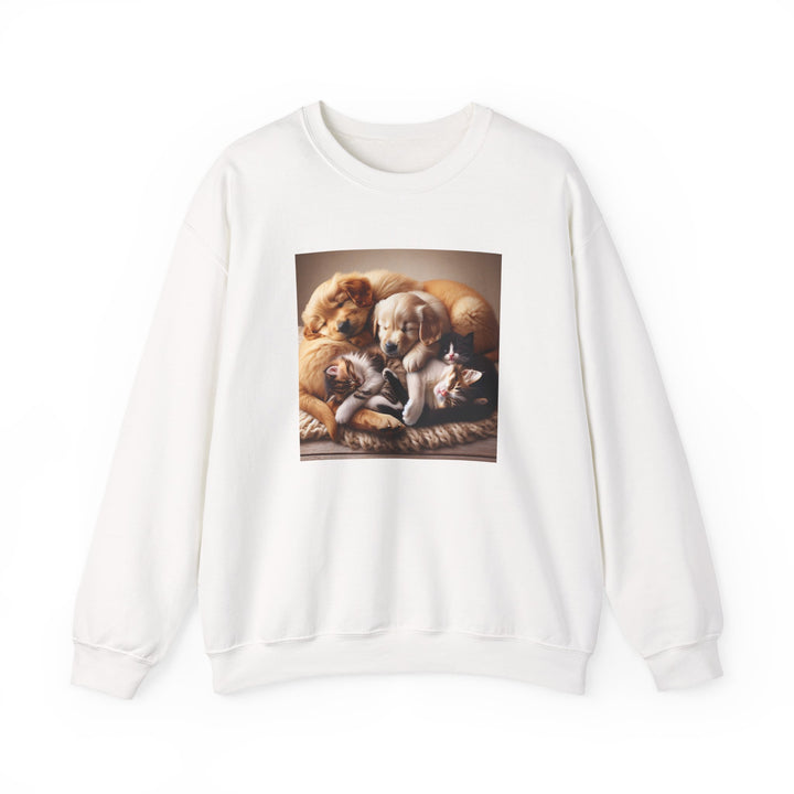 Cozy Pet Lovers' Crewneck Sweatshirt | Cute Dog Design | Gift for Animal Lovers | Comfy Pullover | Birthday or Holiday Gift