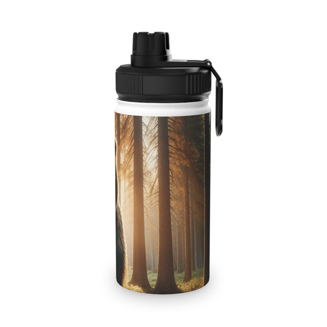 Bear Forest Stainless Steel Water Bottle - Eco-Friendly Sports Lid for Outdoor Adventures
