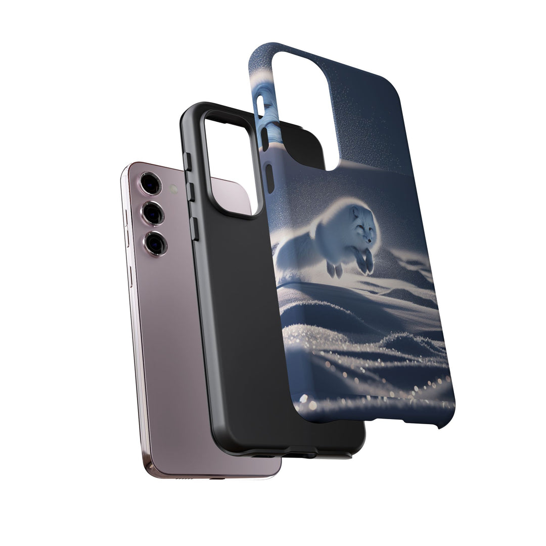 Cute Arctic Fox Phone Case – Tough Protective Cover for Animal Lovers