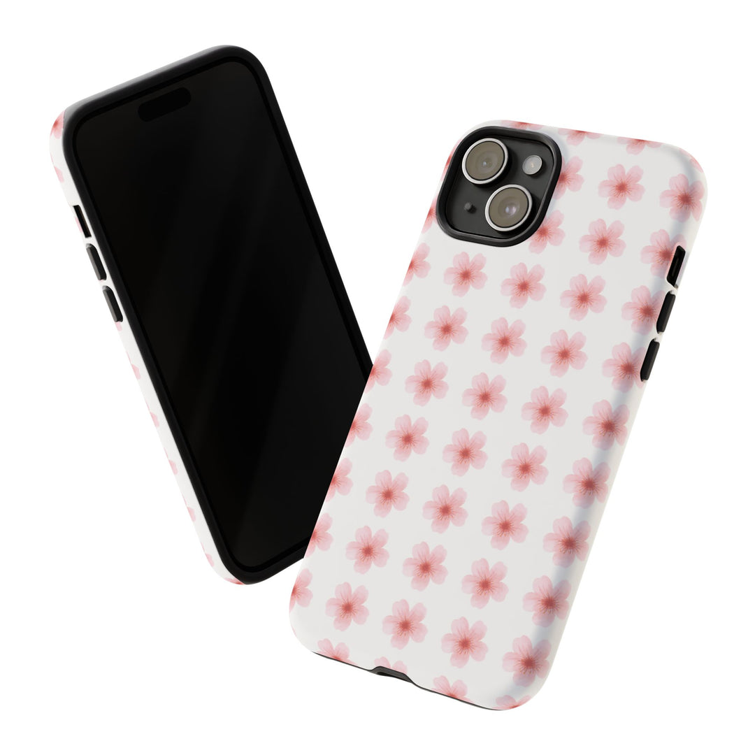 Cherry Blossom Tough Phone Case - Floral Design for Spring & Summer