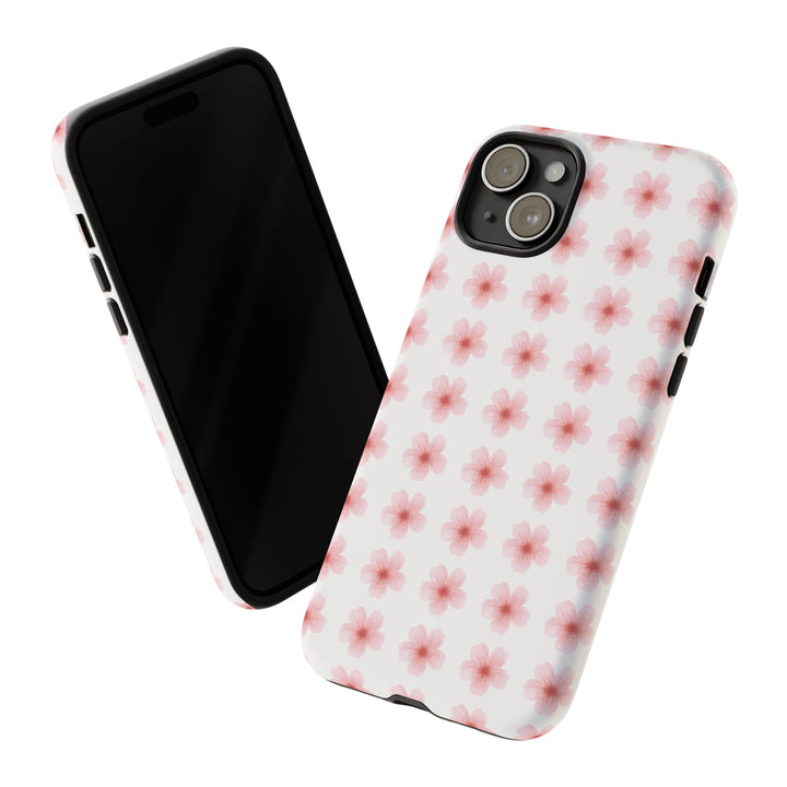 Cherry Blossom Tough Phone Case - Floral Design for Spring & Summer