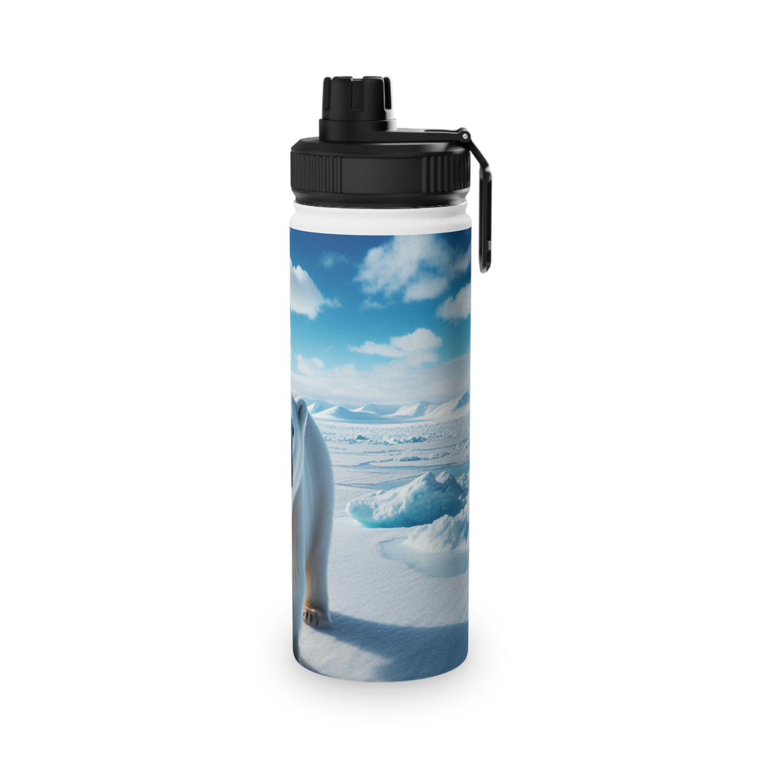 Polar Bear Stainless Steel Water Bottle | Eco-Friendly Sports Lid for Outdoor Adventures