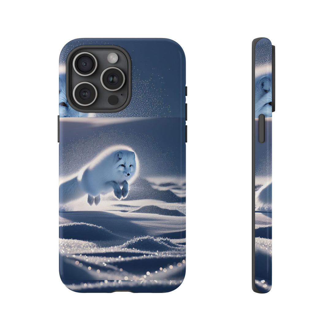 Cute Arctic Fox Phone Case – Tough Protective Cover for Animal Lovers