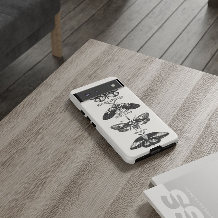 Inspirational Phone Case - We All Change With Time - Tough Cases for Nature Lovers