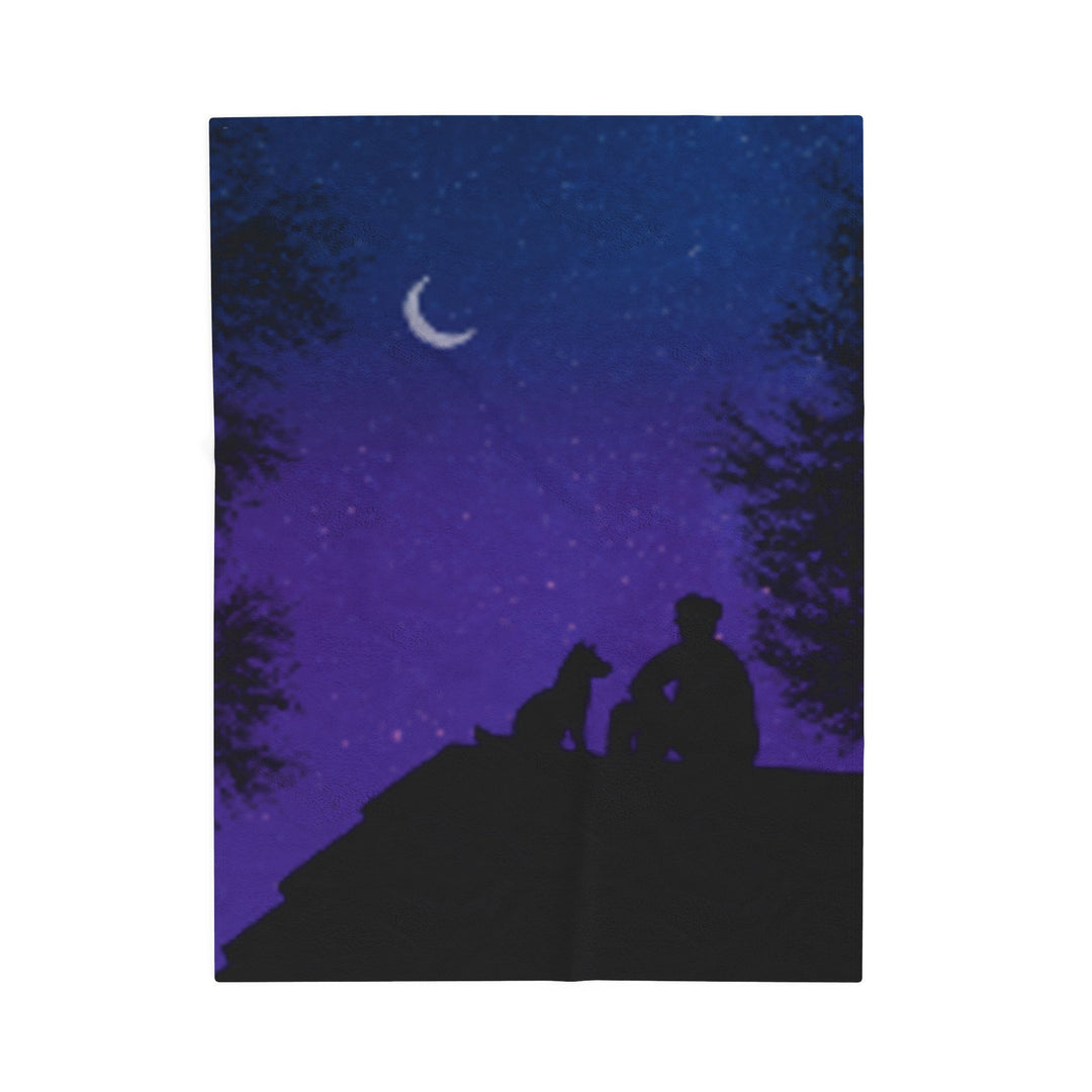 Starry Night Blanket - Velveteen Plush