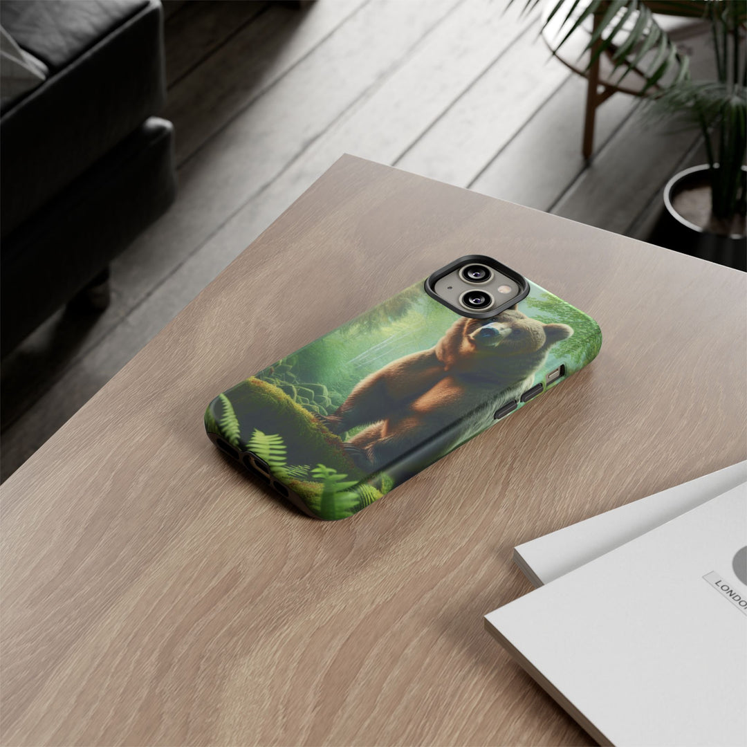 Wildlife Phone Case - Tough Bear Design for Nature Lovers