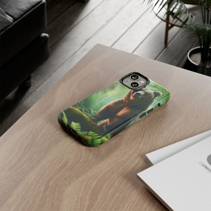 Wildlife Phone Case - Tough Bear Design for Nature Lovers