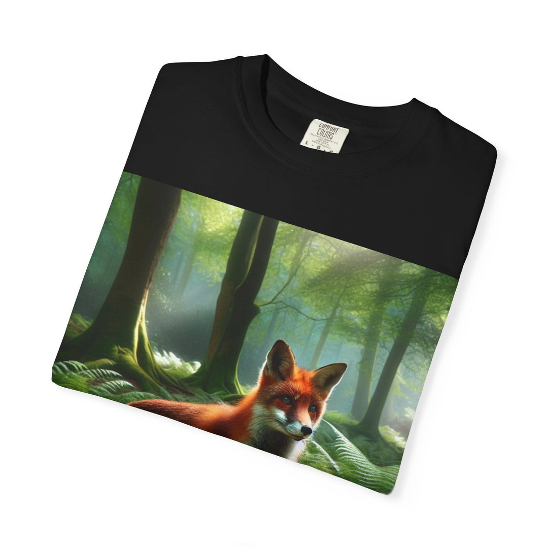 Forest Fox Unisex Garment-Dyed T-Shirt