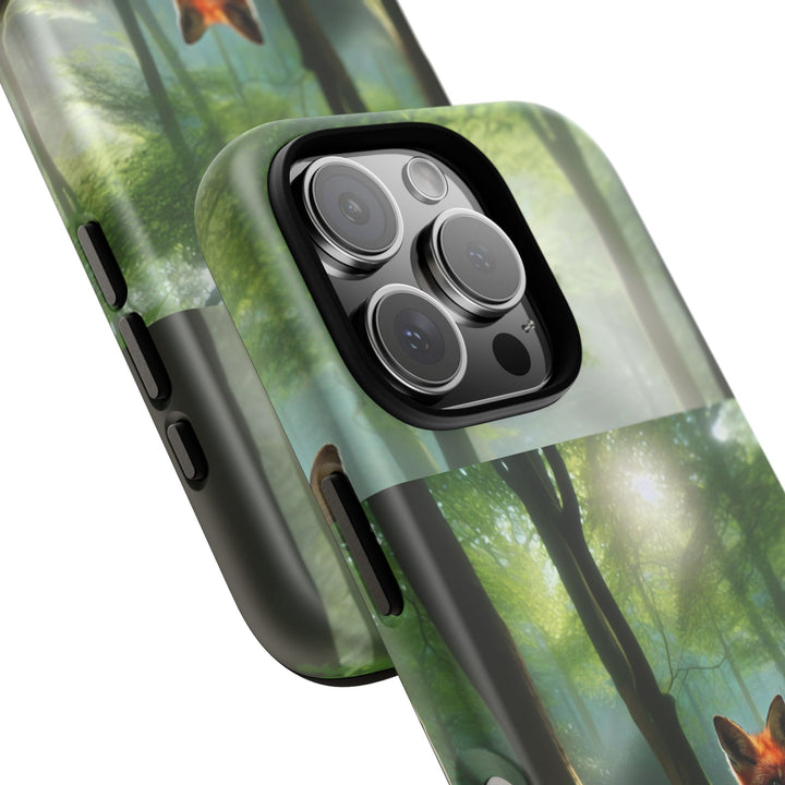 Nature-Inspired Tough Case with Fox Design