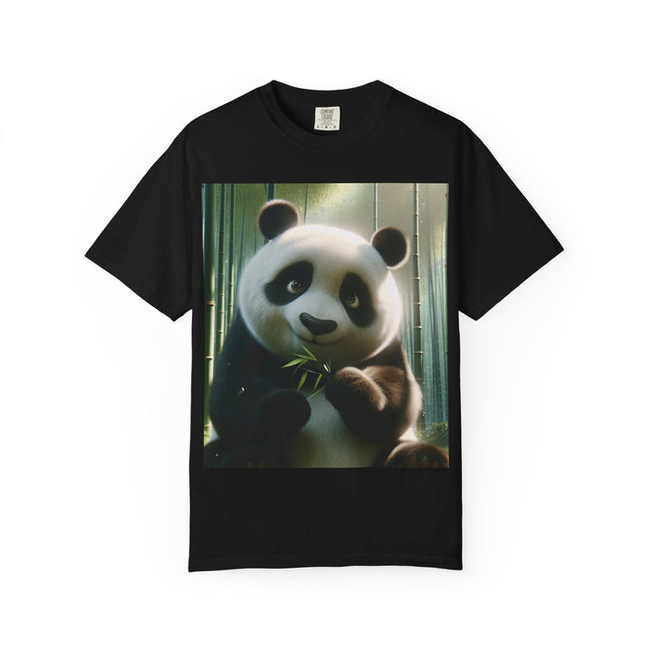 Cute Panda Unisex Garment-Dyed T-Shirt | Casual Animal Lover Tee