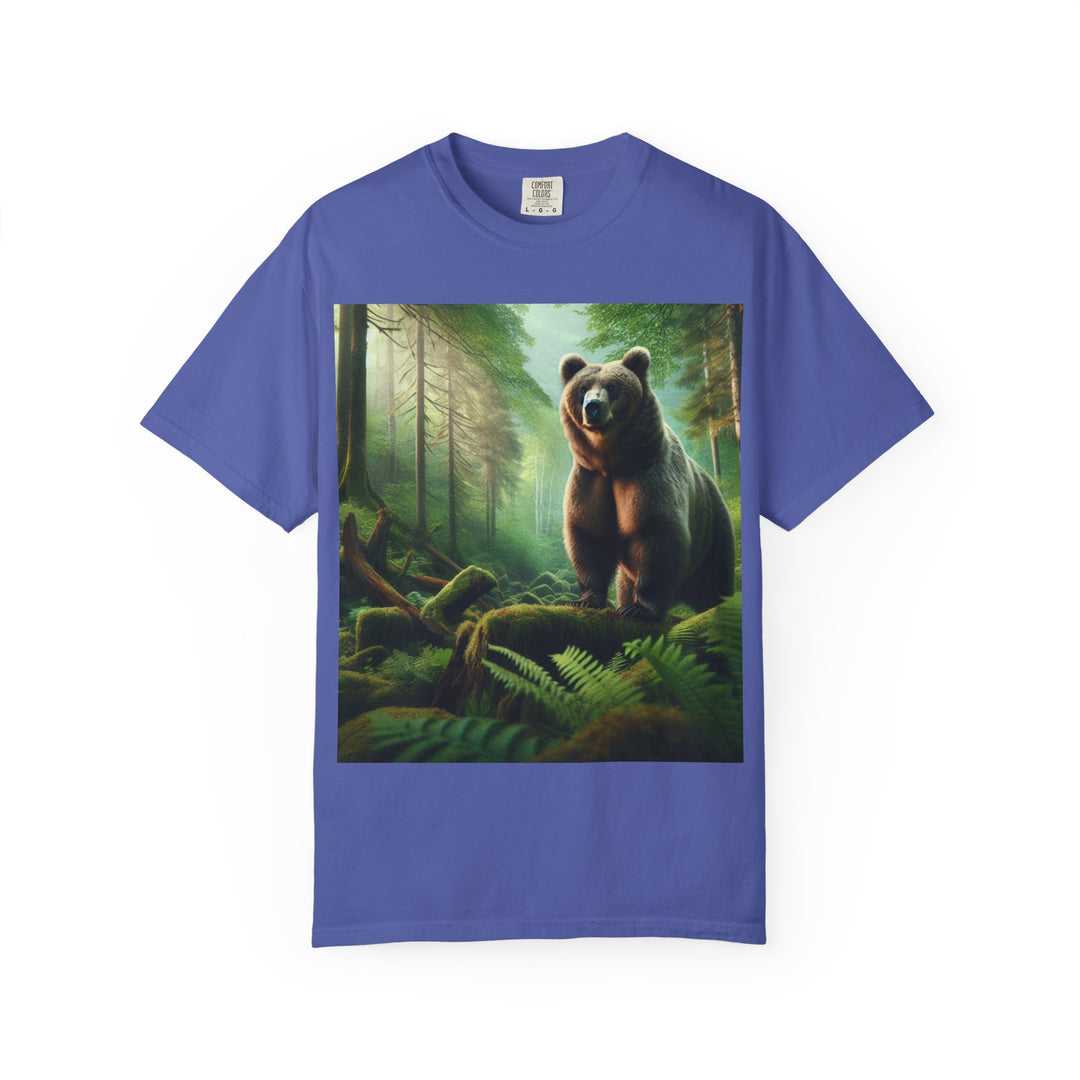 Nature-Inspired Unisex Bear Graphic Tee - Ideal for Outdoor Enthusiasts