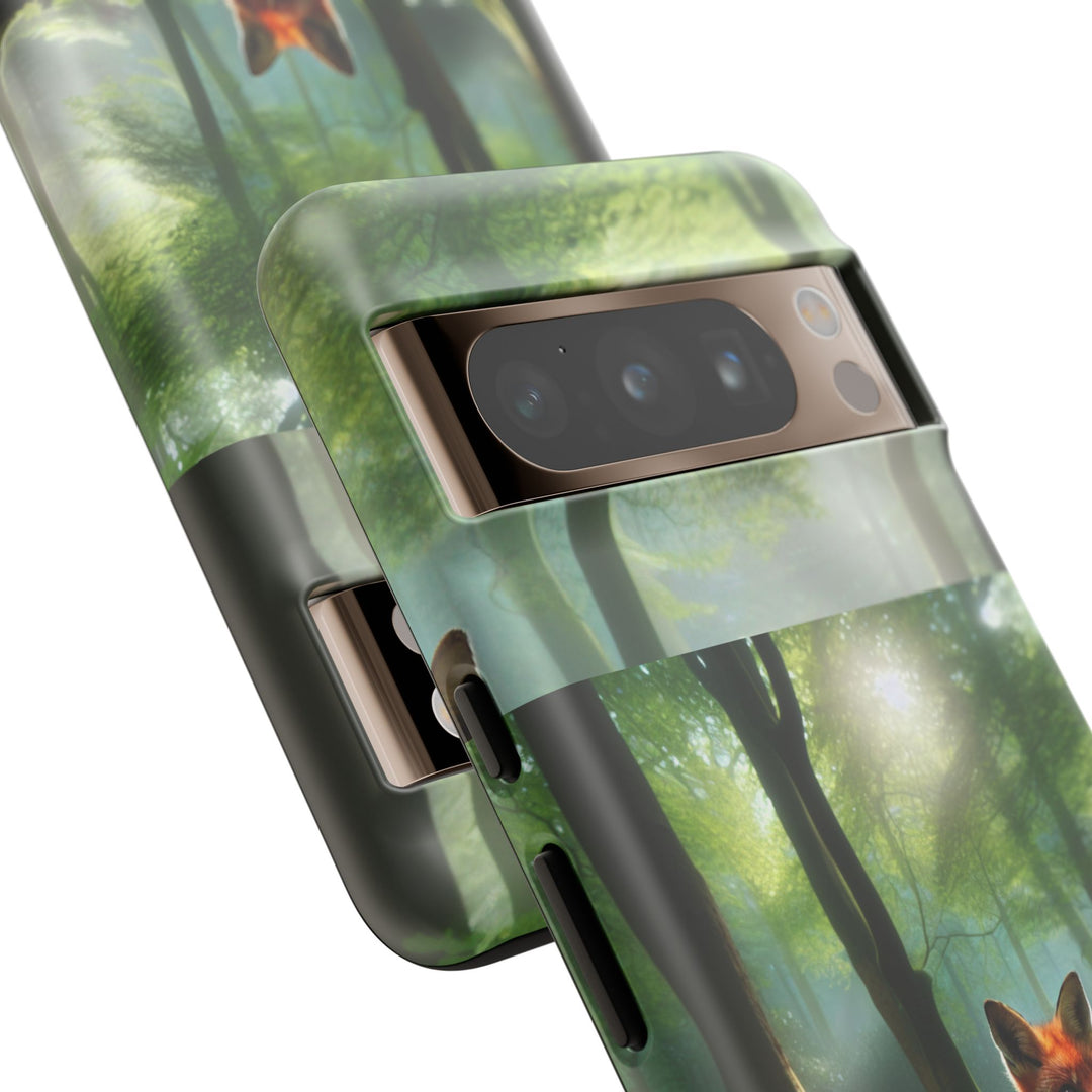 Nature-Inspired Tough Case with Fox Design