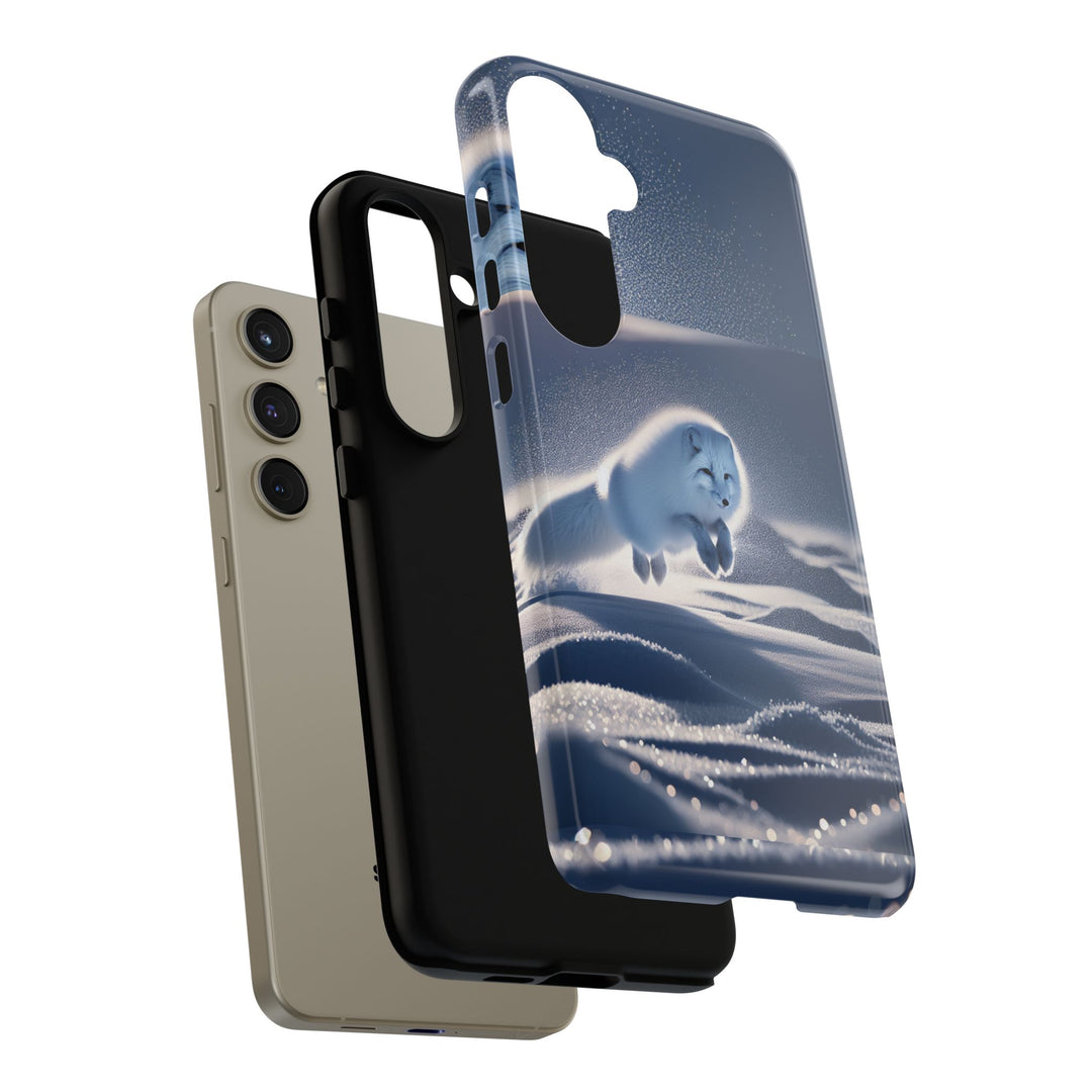 Cute Arctic Fox Phone Case – Tough Protective Cover for Animal Lovers