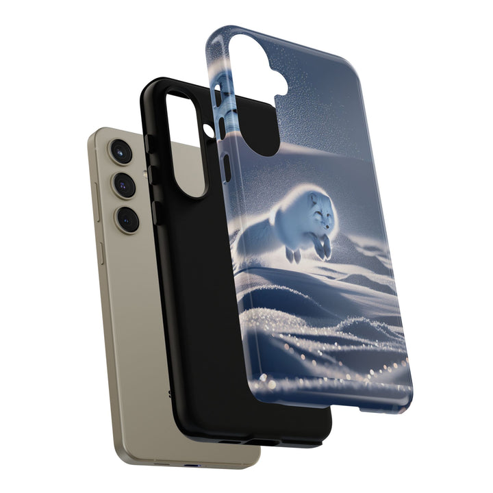 Cute Arctic Fox Phone Case – Tough Protective Cover for Animal Lovers
