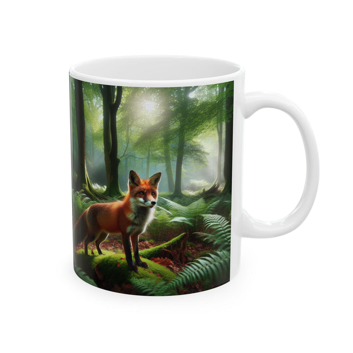 Fox Forest Ceramic Mug - Nature Lover Gift (11oz & 15oz)