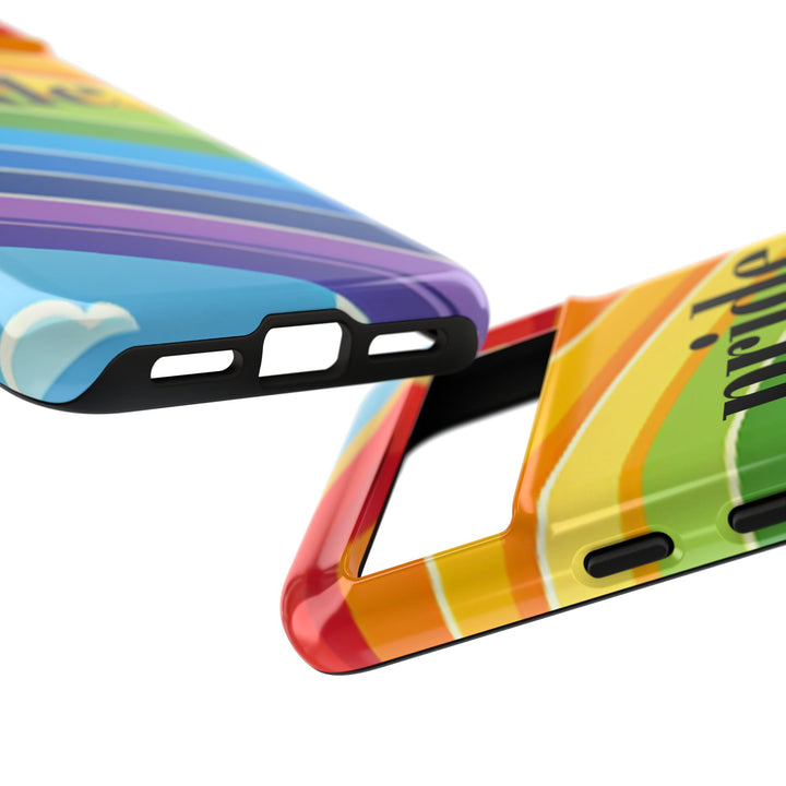 Pride Phone Case - Rainbow Gradient, LGBTQ+ Accessory, Colorful Phone Cover, Unique Gift for Pride Month, Phone Protection