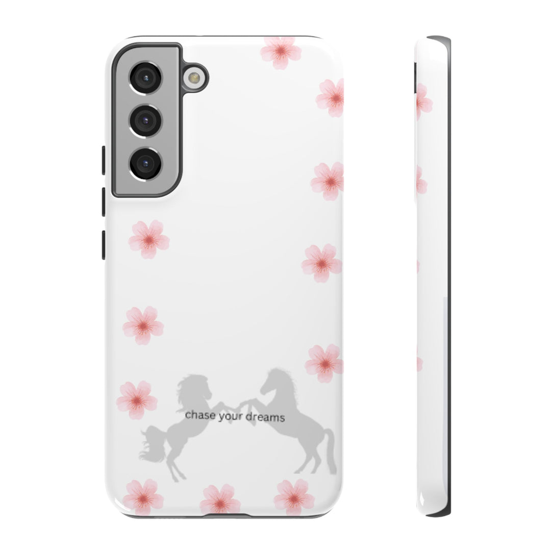 Chase Your Dreams Floral Phone Case