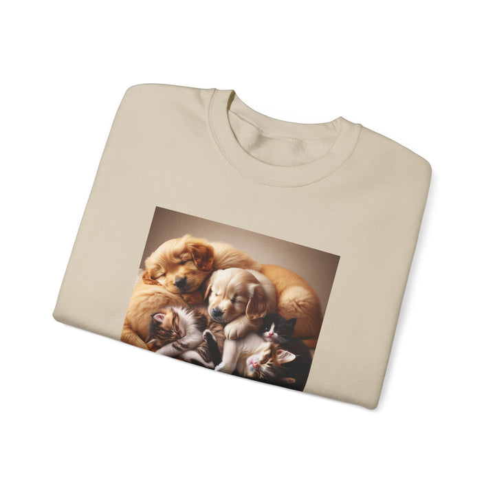 Cozy Pet Lovers' Crewneck Sweatshirt | Cute Dog Design | Gift for Animal Lovers | Comfy Pullover | Birthday or Holiday Gift