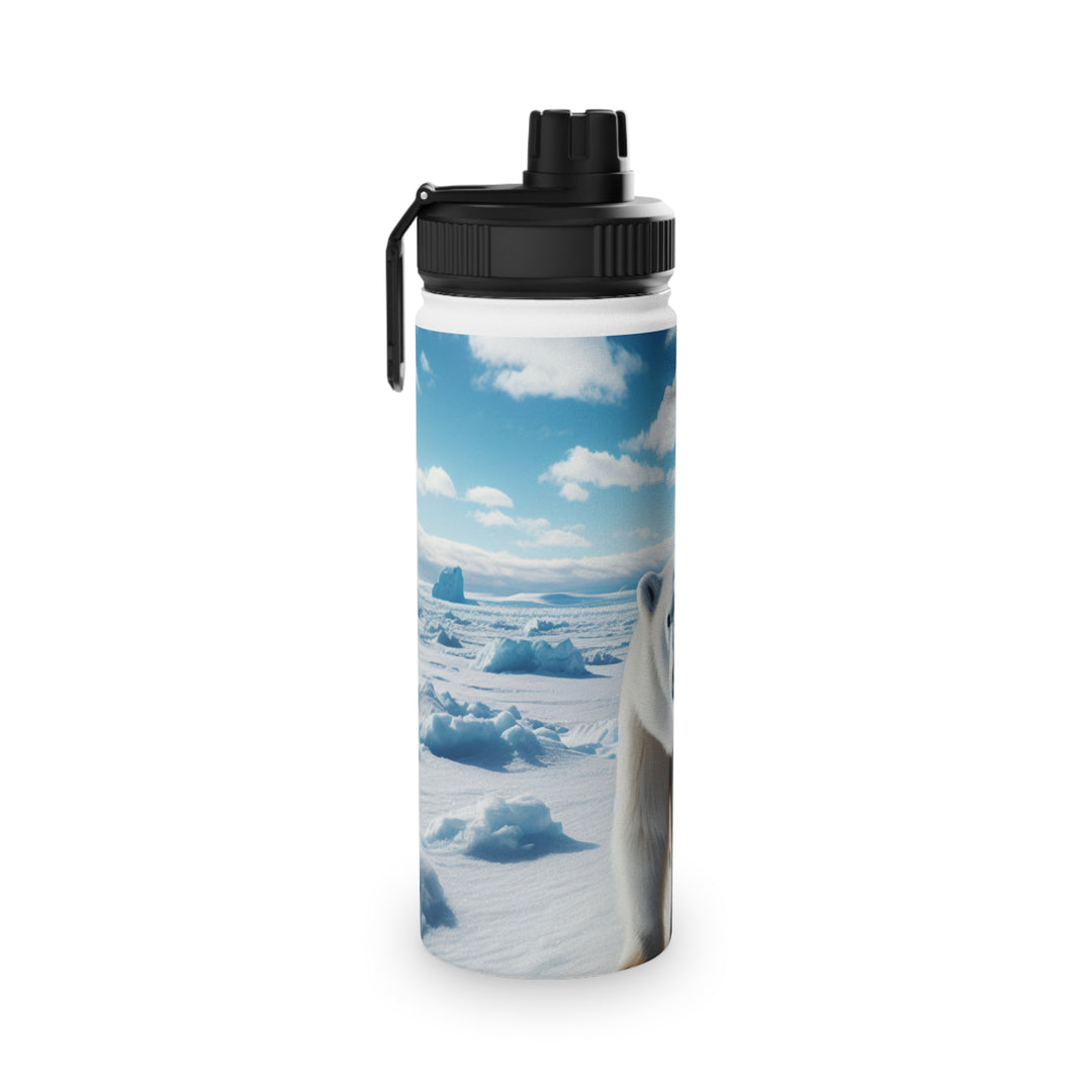 Polar Bear Stainless Steel Water Bottle | Eco-Friendly Sports Lid for Outdoor Adventures